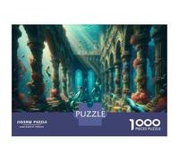 Rompecabezas para Adultos 1000 Piezas Underwater Fantasy World Rompecabezas Juegos Relajantes Corte De Precisión Cumpleaños Y Navidad 38x26cm/1000pcs