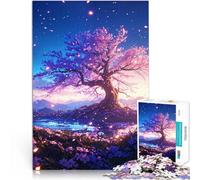 Rompecabezas para Adultos 1000 Piezas Valle floreciente Juego Familiar para aliviar el estrés: desafío difícil Buen Regalo 38x26cm