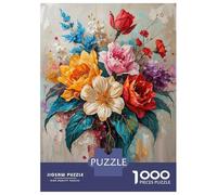 Rompecabezas para Adultos 1000 Piezas Vibrant Symphony of Blooms Rompecabezas para Adultos Juego Práctico Mejora La Memoria Actividades Divertidas En Casa 70x50cm/1000pcs