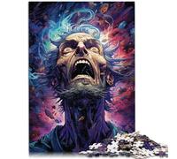 Rompecabezas para adultos 1000 piezas viejo hombre extraño Actividad familiar Puzzle 26x38cm Decoración interior Único y regalos para adolescentes 14+