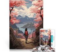 Rompecabezas para Adultos 1000 Piezas Visión de Fujiyama Juegos educativos Decoración del hogar Colección de Artistas, Bellas Artes 52x38cm