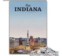 Rompecabezas para Adultos 1000 Piezas Visita Indiana Juego desafiante y Familiar para Regalar a Toda la Familia (50x75cm) 1000 Piezas
