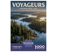 Rompecabezas para Adultos 1000 Piezas Voyageurs National Park Rompecabezas para Adultos Juego Práctico Difícil Difícil Diversión En Casa Actividades, 52x38cm/1000pcs