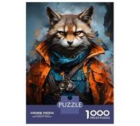 Rompecabezas para Adultos 1000 Piezas Wild Cat Portrait Painting Rompecabezas para Adolescentes Juegos Familiares Difícil Difícil Cumpleaños Y Navidad 70x50cm/1000pcs
