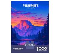 Rompecabezas para Adultos 1000 Piezas Yosemite National Park Landscape Art Rompecabezas para Adolescentes Juego De Ingenio Mejora La Memoria Actividades Divertidas En Casa 70x50cm/1000pcs