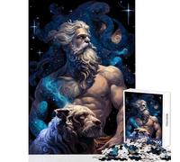 Rompecabezas para Adultos 1000 Piezas Zeus y su compañero Decoración del hogar Juguetes Obra de Arte Regalo para Juego Educativo Lista de Deseos con Papá Noel Tamaño 38x26cm