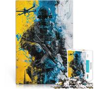 Rompecabezas para Adultos 1000 Piezas Zona de Combate Urbano Entrena tu Cerebro y Tus Manos Regalos de cumpleaños, Regalos, Arte Mural 52x38cm