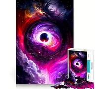 Rompecabezas para Adultos 1000 Portal Celestial Arte de Borde Exacto Juguete de Construcción Focus Juego de Tiempo Acogedor Arte de Pared Navideño (50x75cm)