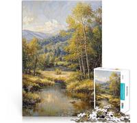Rompecabezas para Adultos 1000 “Reflejo de montaña” Madera,Apto para Personas Mayores de 14 años. Juguetes de decoración del hogar Regalo de cumpleaños。tamaño:50x75cm/19.68x29.52pulgada