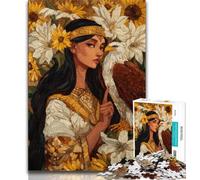 Rompecabezas para Adultos 1000 Retrato de María La Madre 1000 Piezas para Adultos Toda la Familia Adecuado para Y 14 26x38cm