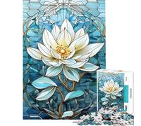 Rompecabezas para Adultos 1000 Rompecabezas Abstractos de Loto Kintsugi Actividades Divertidas para Hacer en casa Juegos Familiares para aliviar el estrés para Mayores de 14 años (38x26cm)