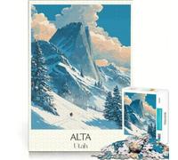 Rompecabezas para Adultos 1000 Rompecabezas Alta Utah Arte, Juegos Familiares, interacción Entre Padres e Hijos, Regalos de Juegos desafiantes 38x26cm