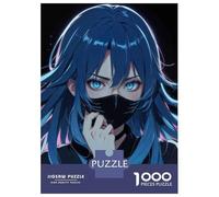 Rompecabezas para Adultos 1000 Rompecabezas Anime Girl with Mask Rompecabezas para Adultos Juego Práctico para La Diversión Familiar Regalos Y Cumpleaños Únicos 70x50cm/1000pcs