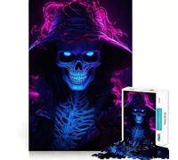 Rompecabezas para Adultos 1000 Rompecabezas Azure Afterlife Arte de Corte Exacto Juego Divertido de concentración Juego de relajación Decoración navideña para Pared (50x75cm)