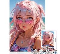 Rompecabezas para Adultos 1000 Rompecabezas Belleza Junto a la Playa Juguetes antiestrés Gran Regalo para Juegos Juego práctico Ayuda al Cerebro Ejercicio Tamaño 38x26cm