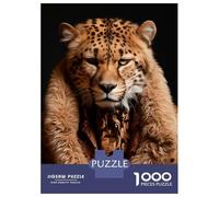 Rompecabezas para Adultos 1000 Rompecabezas Cheetah and His Furr Rompecabezas para Adultos Juego Familiar Decoración De Pared Oferta como Regalos para Toda La Familia 70x50cm/1000pcs