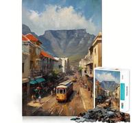 Rompecabezas para Adultos 1000 Rompecabezas Ciudad del Cabo Sudáfrica Juego de Ajuste Acertijo Regalo de ingenio Tiempo de diversión Tranquilo Regalo de Arte navideño (50x75cm)