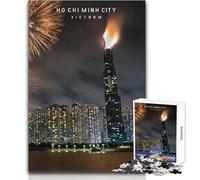 Rompecabezas para Adultos 1000 Rompecabezas Ciudad Ho Chi Minh Juegos educativos Vacaciones en casa Matar el Tiempo Regalos de cumpleaños Tamaño 38x52cm