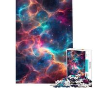 Rompecabezas para Adultos 1000 Rompecabezas Collage Espacial Colorido Actividades Divertidas en casa Carrera de Velocidad Manual Juguete Educativo para Mayores de 14 años Juego de Rompecabezas