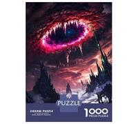 Rompecabezas para Adultos 1000 Rompecabezas Cosmic Eye Above Fantasy City Rompecabezas para Adultos Juego Familiar Decoración De Pared Oferta como Regalos para Toda La Familia 38x26cm/1000pcs