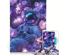 Rompecabezas para Adultos, 1000 Rompecabezas de astronautas flotando, Juguete Educativo, para Pasar el Tiempo en casa Durante Las Vacaciones, cumpleaños 38x52cm