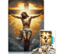 Rompecabezas para Adultos 1000 Rompecabezas de Jesús para Adolescentes Juego desafiante para Todos para Mujeres Regalos para Hombres 38x26cm