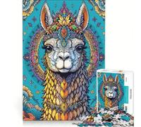 Rompecabezas para Adultos 1000 Rompecabezas de Llamas Terapia artística Juegos Familiares interacción Entre Padres e Hijos Regalos de Juegos desafiantes 38x52cm