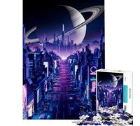 Rompecabezas para Adultos 1000 Rompecabezas de Phantom Night City Diversión en casa Juegos Familiares para aliviar el estrés para Mayores de 14 años (50x75cm)