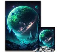 Rompecabezas para Adultos 1000 Rompecabezas de Planeta Verde para Adolescentes y jóvenes, Regalo Ideal de cumpleaños y Fiestas 26x38cm/10,23x14,96 Pulgadas