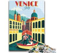 Rompecabezas para Adultos: 1000 Rompecabezas de Venecia, Italia, para Adolescentes Un Juego desafiante para Todos, para Mujeres y Hombres (50x75cm)