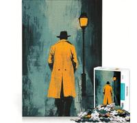 Rompecabezas para Adultos 1000 Rompecabezas El Vigilante Nocturno Juegos Divertidos Entrena tu Cerebro y Tus Manos fortalece el Amor Entre Parejas 50x75cm