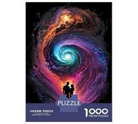 Rompecabezas para Adultos 1000 Rompecabezas Endless Love Space Rompecabezas para Adultos Juguetes Antiestrés Mejora La Memoria Ayuda A Ejercitar El Cerebro 38x26cm/1000pcs