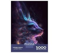 Rompecabezas para Adultos 1000 Rompecabezas Galaxy Rabbit Animal Rompecabezas para Adultos Juego Familiar Decoración De Pared Oferta como Regalos para Toda La Familia 38x26cm/1000pcs