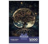 Rompecabezas para Adultos 1000 Rompecabezas Galaxy Tree of Life Wall Art Rompecabezas para Adultos Juego Familiar Patrón De Ensamblaje Regalos Y Cumpleaños Únicos 52x38cm/1000pcs