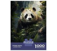 Rompecabezas para Adultos 1000 Rompecabezas Giant Panda in The Rainforest Rompecabezas para Adultos Juguete Decoración De Pared Aliviador De Estrés Regalos Y Cumpleaños Únicos 70x50cm/1000pcs