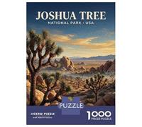 Rompecabezas para Adultos 1000 Rompecabezas Joshua Tree National Park Art Rompecabezas para Adultos Juguete Decoración De Pared Aliviador De Estrés Regalos Y Cumpleaños Únicos 52x38cm/1000pcs