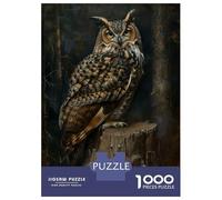 Rompecabezas para Adultos 1000 Rompecabezas Magical Cute Owl Bird Rompecabezas para Adultos Juego Familiar Decoración De Pared Oferta como Regalos para Toda La Familia 52x38cm/1000pcs