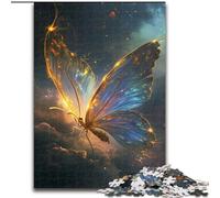 Rompecabezas para Adultos: 1000 Rompecabezas mágicos de Ciencia ficción de Mariposas 38x26cm, Ideal para Adolescentes y familias Juego de ingenio para Regalar