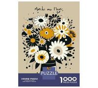 Rompecabezas para Adultos 1000 Rompecabezas March Aux Fleurs Paris Rompecabezas para Adultos Juguete Decoración De Pared Aliviador De Estrés Regalos Y Cumpleaños Únicos 38x26cm/1000pcs