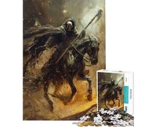 Rompecabezas para Adultos 1000 Rompecabezas Muertes Viaje sombrío Desafío Educativo Arte Mural Juego práctico para Mayores de 14 años Juego de Rompecabezas ofrecido (50x75cm)