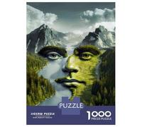 Rompecabezas para Adultos 1000 Rompecabezas Nature's Face Mountain Majesty Rompecabezas para Adultos Juego Práctico para La Diversión Familiar Regalos Y Cumpleaños Únicos 70x50cm/1000pcs