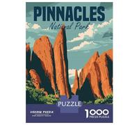Rompecabezas para Adultos 1000 Rompecabezas Pinnacles National Park Rompecabezas para Adultos Juguete Decoración De Pared Aliviador De Estrés Regalos Y Cumpleaños Únicos 52x38cm/1000pcs