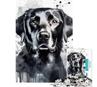 Rompecabezas para Adultos 1000 Rompecabezas Pintura de Acuarela Perro Salchicha diversión en casa Mejora la Memoria Juego práctico para Mayores de 14 años 38x52cm