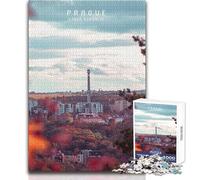 Rompecabezas para Adultos 1000 Rompecabezas Praga Juego desafiante Juguetes Aprendizaje Educativo Arte Obra Regalo Tamaño 38x52cm