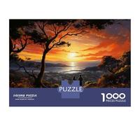 Rompecabezas para Adultos 1000 Rompecabezas Romantic Sunset Walk Rompecabezas para Adultos Juego Familiar Decoración De Pared Oferta como Regalos para Toda La Familia 52x38cm/1000pcs