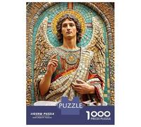 Rompecabezas para Adultos 1000 Rompecabezas Saint Raphael Archangel Rompecabezas para Adultos Juego Familiar Patrón De Ensamblaje Regalos Y Cumpleaños Únicos 52x38cm/1000pcs