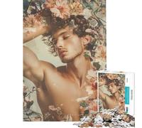 Rompecabezas para Adultos 1000 Rompecabezas Seducción Floral Diversión en casa Juegos Familiares para aliviar el estrés para Mayores de 14 años (50x75cm)