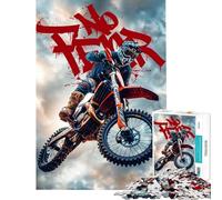 Rompecabezas para Adultos 1000 Rompecabezas Sin Miedo Motocross Actividades Divertidas en casa para divertirse en Familia Juego práctico para Mayores de 14 años (50x75cm)