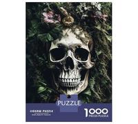 Rompecabezas para Adultos 1000 Rompecabezas Skull Head 4 Rompecabezas para Adultos Juego Familiar Decoración De Pared Oferta como Regalos para Toda La Familia 70x50cm/1000pcs