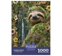 Rompecabezas para Adultos 1000 Rompecabezas Sloth in The Rainforest Rompecabezas para Adultos Juego Familiar Patrón De Ensamblaje Regalos Y Cumpleaños Únicos 38x26cm/1000pcs